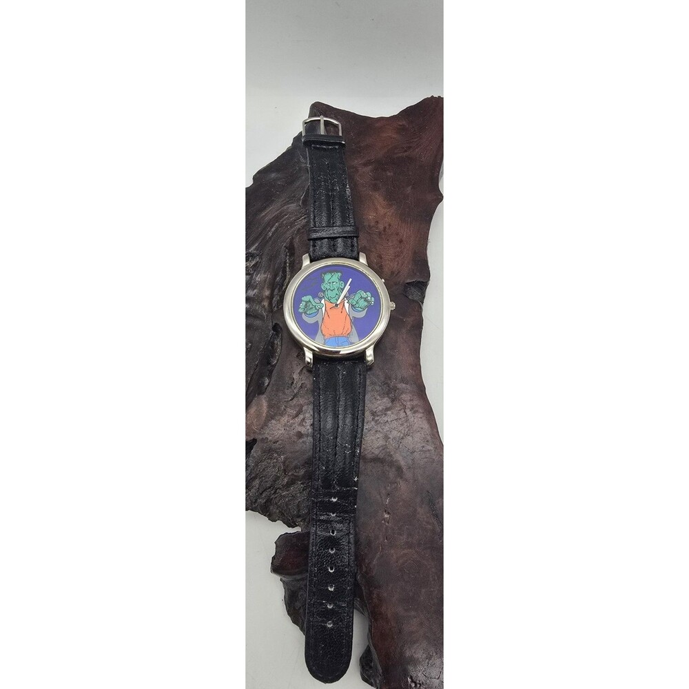 Halloween Watch Monsters Frankenstein Vtg 1995 - Needs battery